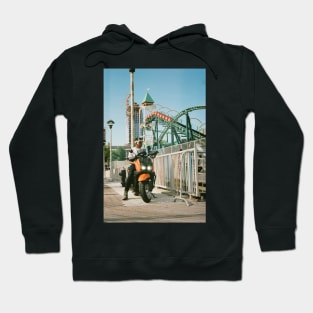 Man on a scooter Hoodie